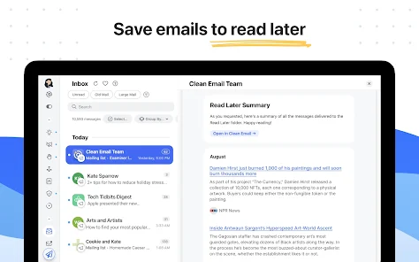 Interface Clean Email