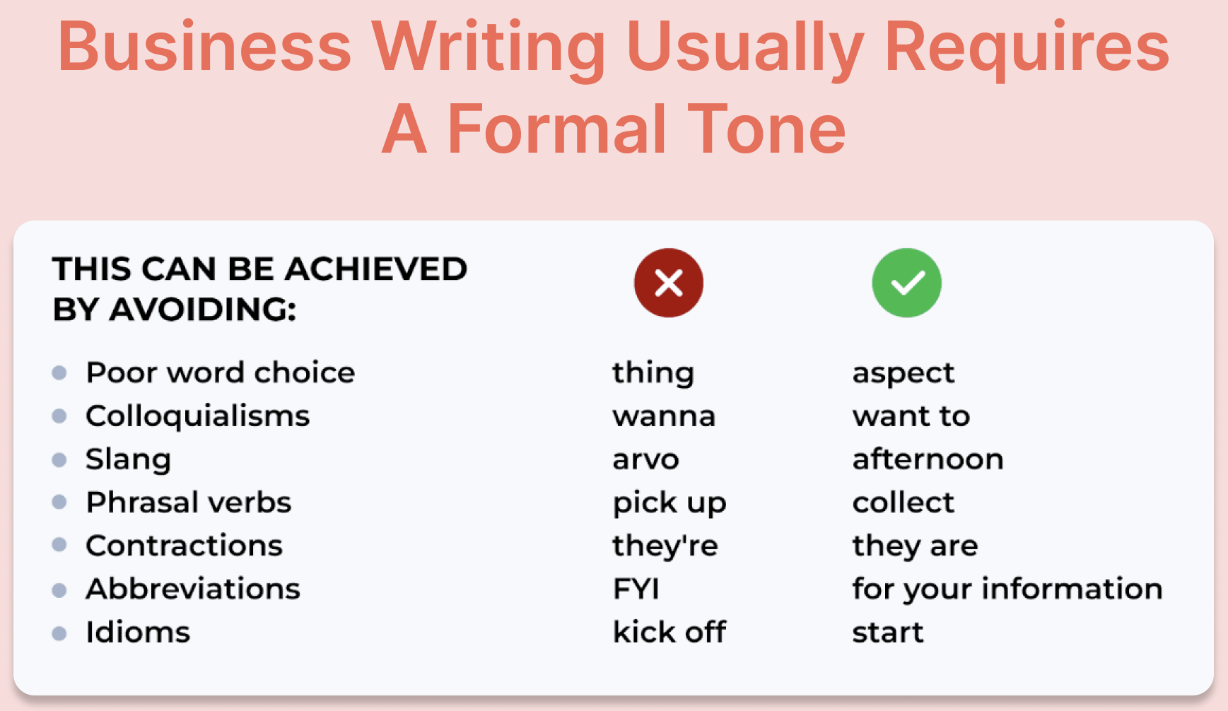 Email Writing Tone Examples