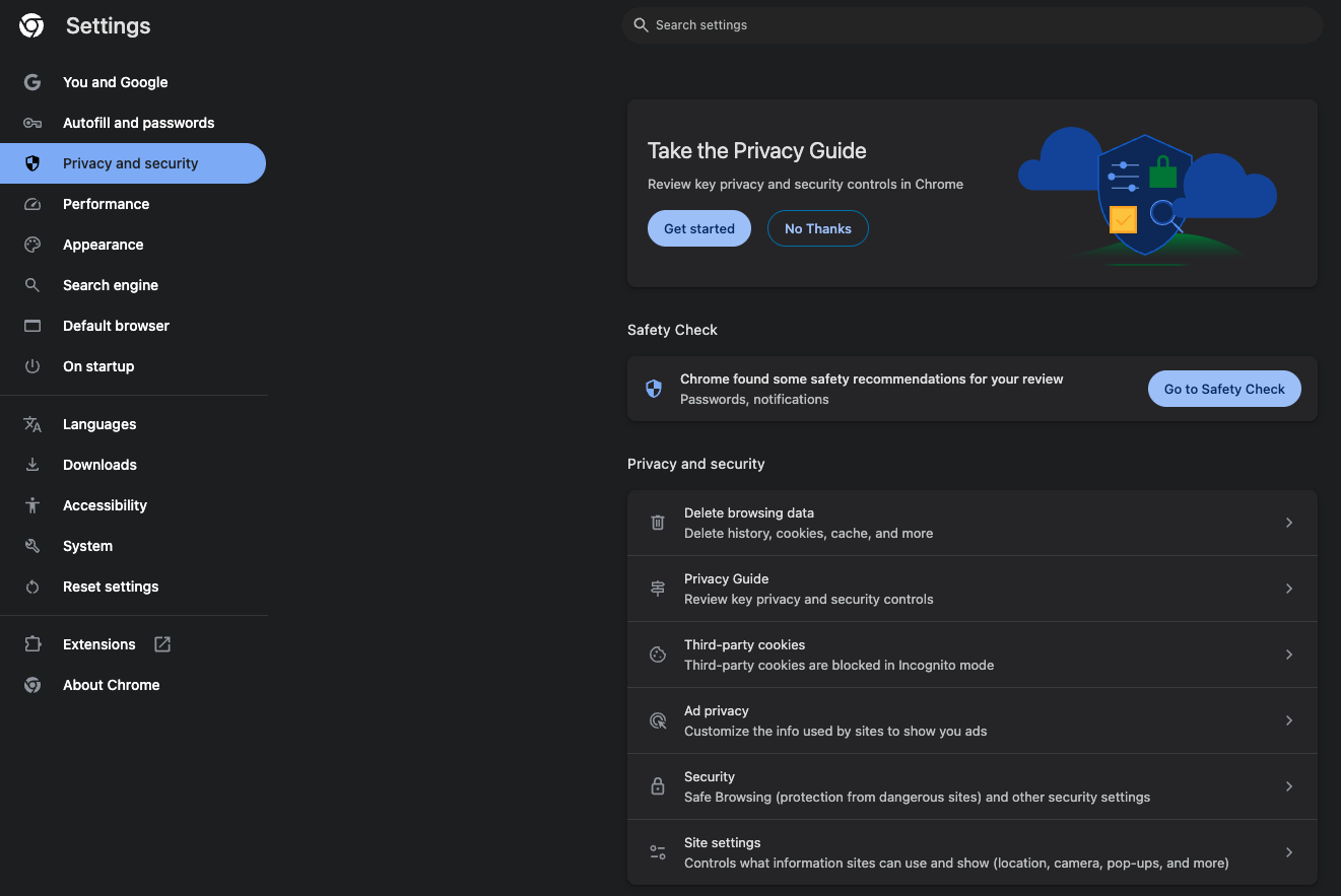 Advanced Chrome Profile Features