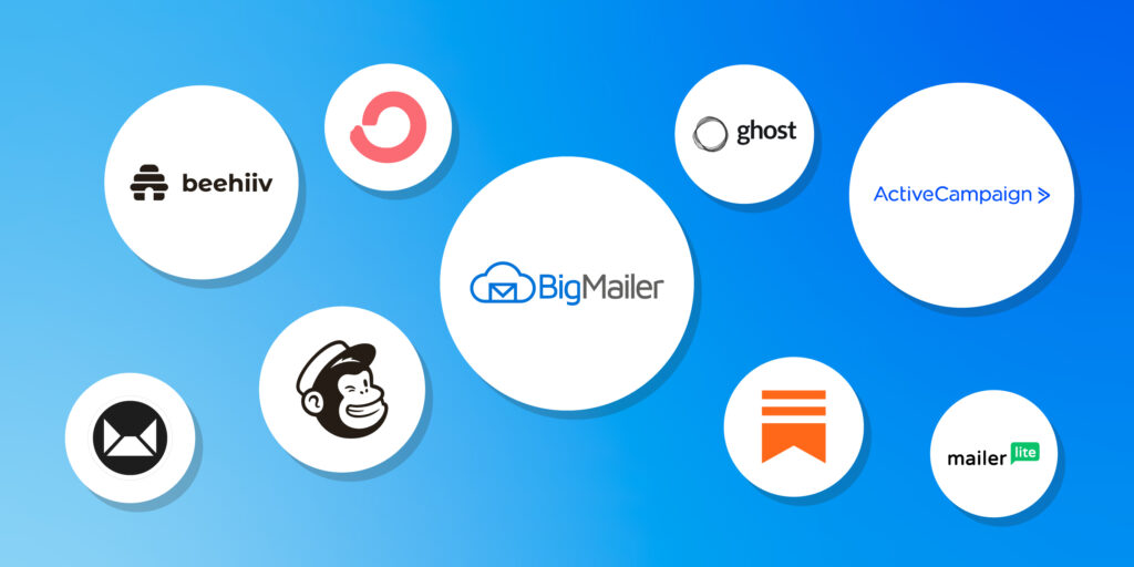 トップマーケティングプラットフォームのメールサービス比較