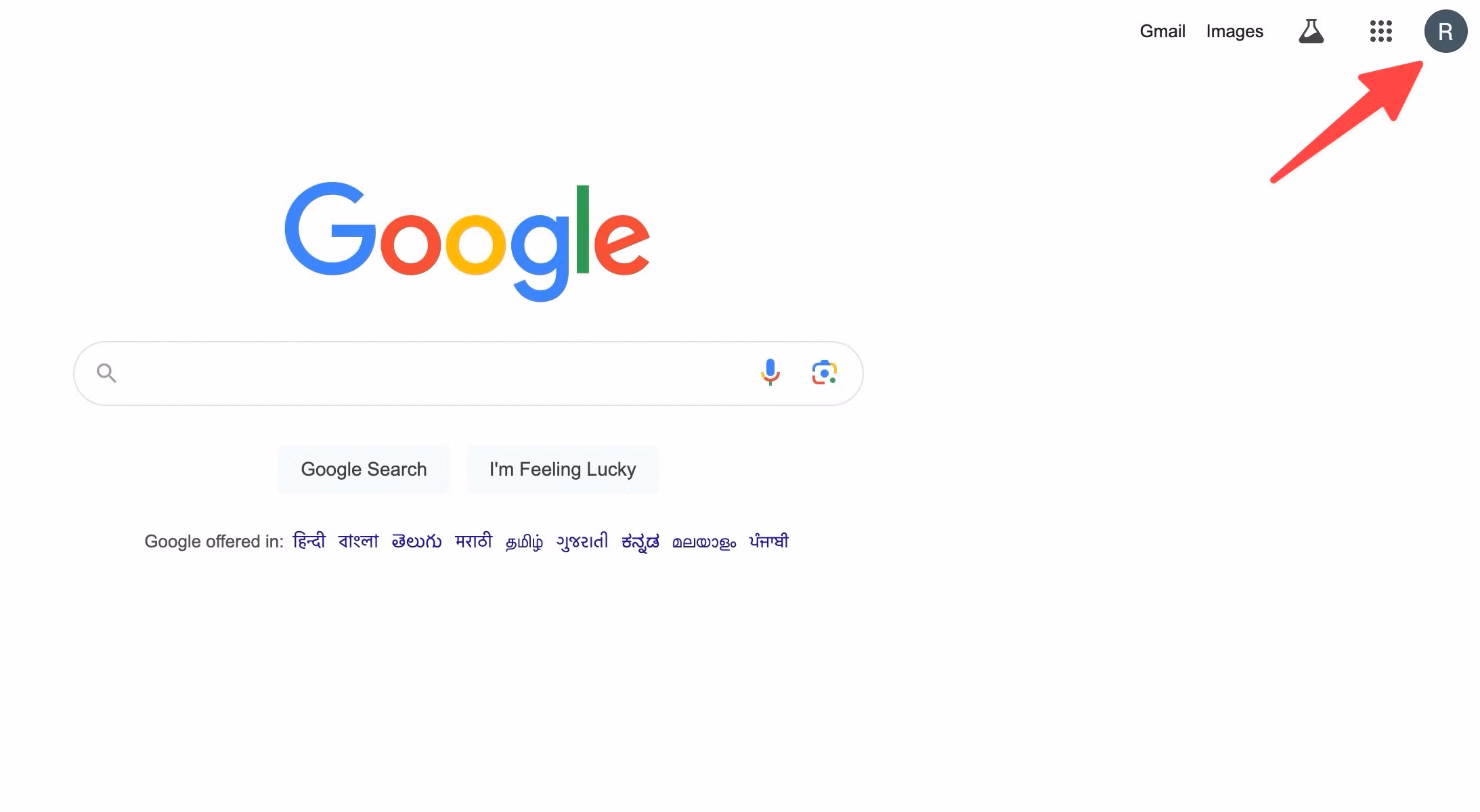 Diagram showing how Google determines default account