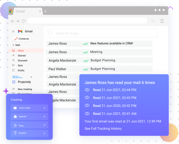 追跡ツール統合付きGmail