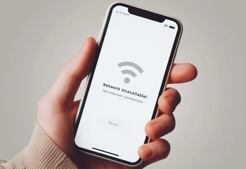 Screenshot of iPhone network settings