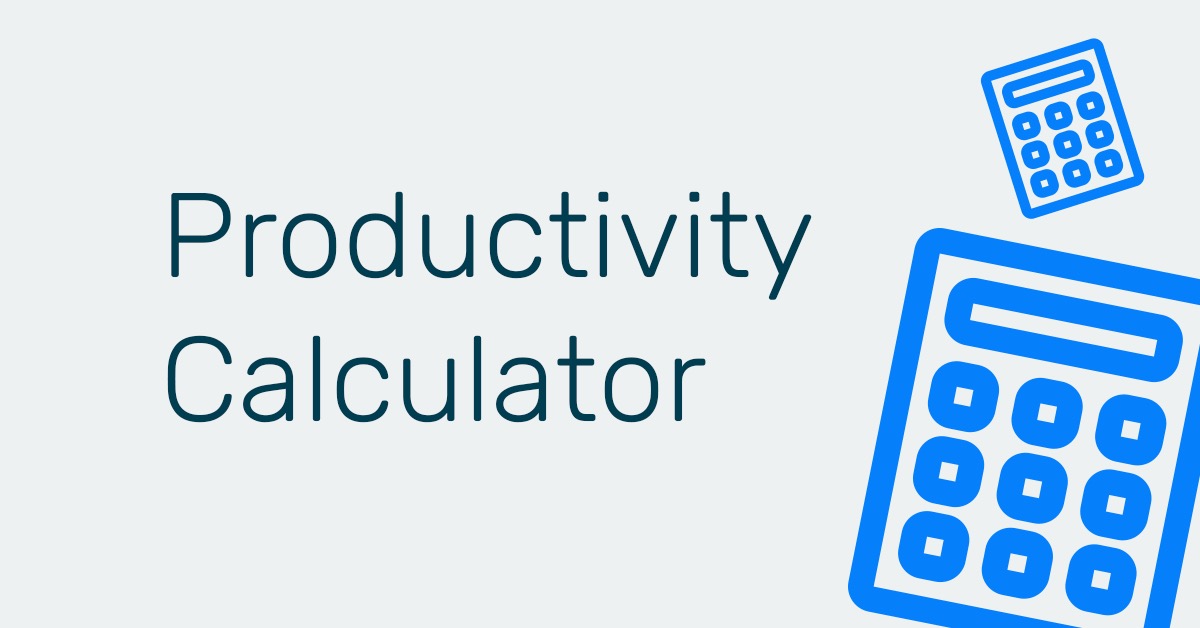 Gmail Productivity Calculator analytics dashboard