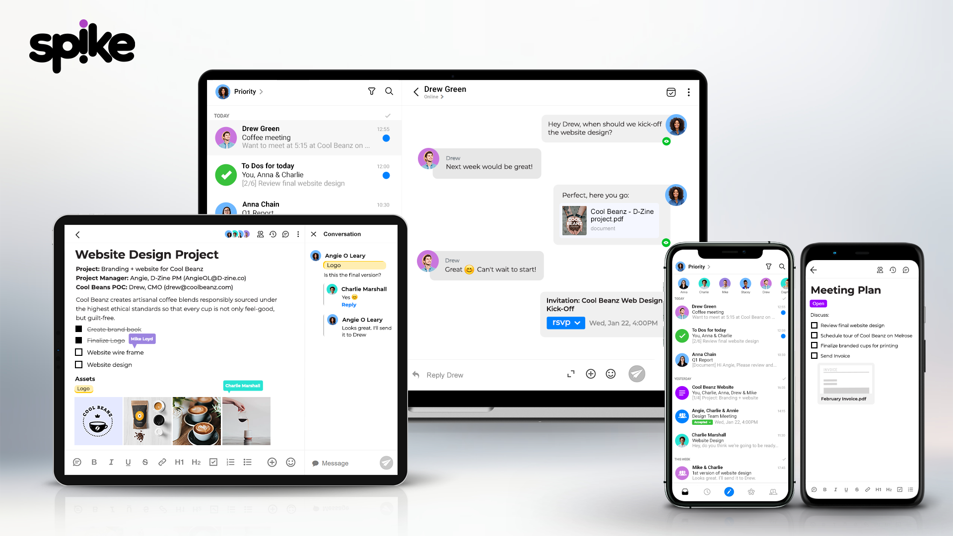 Modern AI Email Interface