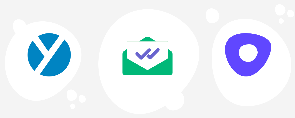 A comparison chart showing Mailtrack vs Mailtrack Alternatives with their key features - use modern UI design with brand colors